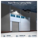 $130 LED Flood Light 240W 36000LM, Super Bright Shoe Box Stadium Light for Sports Arena & Parking Lot, 5000K 120  Wide Angle, 110-277V Outdoor High Mast Fixture