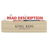 $140 King Koil Luxury Queen Size Air Mattress with High-Speed Built-in Pump, Blow Up Bed Top Side Flocking, Puncture Resistant, Double High Inflatable Airbed Guests or Travel 1-Year Warranty