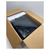 MUSETEX Y6 PC Case, Pre-Installed 4 Non-LED Fans, ATX Mid Tower Case, Computer Case with Type-C, 270  Full View Tempered Glass, Black
