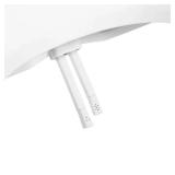 Brondell Ecoseat Plastic White Elongated Soft Close Bidet Toilet Seat