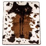 Paw Brands PupProtector Waterproof Dog Blanket - Brown cowhide, Original (60'L x 50'W)