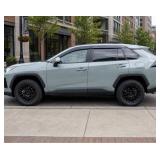 2019-2025 Tape-On Rain Guards Side Window Deflector Visors for Toyota Rav4 LE XLE SE XSE Hybrid Premium Limited 2020 2021 2022 2023 2024