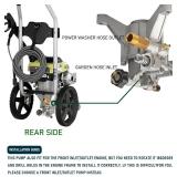 Hourleey 7/8' Shaft Vertical Pressure Washer Pump, 3400PSI 2.5GPM, Replacement Pump for Power Washer Kit, Compatible with Honda, Simpson, RYOBI, Briggs & Stratton, Subaru, Craftsman