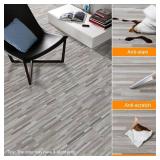 12-Pack 18 Sq. Ft Peel and Stick Floor Tiles,Vinyl Plank Flooring Wood Look,Self-Adhesive Waterproof for Bedroom, Kitchen, Living Room Home Decor