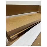Floating Shelves for Wall, 9.3' Deep Wall Mounted Wood Shelves for Bathroom, Bedroom, Living Room, Kitchen, Hanging Shelf for Books/Storage/Room Decor (Oak, 30')