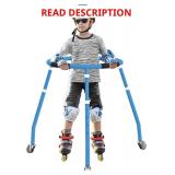 GanFindX Skater Aid for Kids Roller Skating, Roller Skate Trainer for Kids Toddler Adjustable Height Outdoor Training Walker