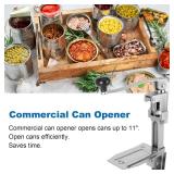 Commercial Can Opener Heavy Duty - Yeipower Industrial Manual Can Opener Opens Up to 11' Tall Cans