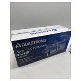 $298 Aquastrong 1.5 HP In/Above Ground Pool Pump High Flow Self Primming Swimming Pool Pump,Lce Blue