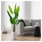 Artificial Potted Tree, Realistic Faux Indoor Plant with Bendable Boughs for Home D cor - Perfect for Living Room, Office, Dining Room Decor