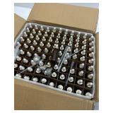 Bumobum 2 oz Dropper Bottle, Amber Glass Eye Dropper Bottles with Golden Top Cap for Essential Oils, 99 pack Tincture Bottle with Labels and Funnel