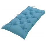 Anti-Slip Bench Cushion for Outdoor Garden Furniture Patio Chair Cushions for Indoor Furniture Blue, 40 * 20 in Outdoor Loveseat Couch Indoor Bench Seat Pads Waterproof