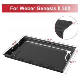 6788 Full Size Griddle Insert for Weber Genesis II 300 Series Gas Grill, Flat Top Griddle for Weber GS4 Genesis II E310 E315 E325 E330 E335 S310 S335 LX S/E340 Gas Grill