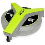 Hiclean 15' Pressure Washer Surface Cleaner with Wheels 3400 PSI Max, Surface Cleaner for Power Washer Attachment for Concrete, Patio, Sidewalk, and Driveways