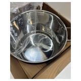 Homikit Stainless Steel Stock Pot, 24 Quart Large Stockpot Soup Pot with Lid, Tri-ply Bottom Cookware for Induction Gas Various Stovetops, Seafood Sauce Canning Cooking Pot for Large Group and Events