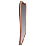 $120 Howard Elliott Collection Waveform Rectangular Mirror Rectangle Brown 31.5H x 19W x 1D