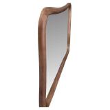 $120 Howard Elliott Collection Waveform Rectangular Mirror Rectangle Brown 31.5H x 19W x 1D