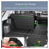 xipoqix Cargo Mat Backrest Mat Compatible with 2019-2023 Jeep Cherokee Cargo Liners TPE Back Seat Protector Replacement for 2019 2020 2021 2022 2023 Jeep Cherokee Accessories (Trunk Mat+Backrest Mats)