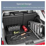 xipoqix Cargo Mat Backrest Mat Compatible with 2019-2023 Jeep Cherokee Cargo Liners TPE Back Seat Protector Replacement for 2019 2020 2021 2022 2023 Jeep Cherokee Accessories (Trunk Mat+Backrest Mats)