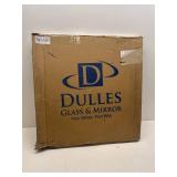 Dulles Glass 29' Round Glass Table Top, 1/4' Thick Clear Tempered Replacement Glass, Flat Polished Edge for Coffee, Dining, Patio Tables & Furniture Protection