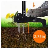 MORAIS Weed Puller Tool, Stand Up Weed Puller Heavy Duty Garden Tool with 4-Claw Steel Head, 39'-46' Retractable Handle & Easy-Eject Mechanism, Easily Remove Weeds Without Bending, or Kneeling