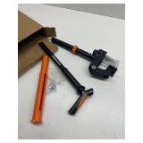 MORAIS Weed Puller Tool, Stand Up Weed Puller Heavy Duty Garden Tool with 4-Claw Steel Head, 39'-46' Retractable Handle & Easy-Eject Mechanism, Easily Remove Weeds Without Bending, or Kneeling