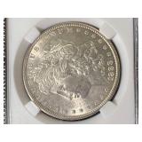 1888 US MORGAN SILVER DOLLAR SLABBED 1888 US MORGAN SILVER DOLLAR SLABBED