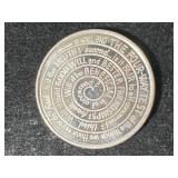 1 TROY OZ .999 FINE SILVER ROTARY INTERNATIONAL ROUND 1 TROY OZ .999 FINE SILVER ROTARY INTERNATIONAL ROUND