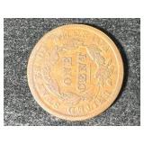 1839 US BRAIDED HAIR LARGE CENT 1839 US BRAIDED HAIR LARGE CENT
