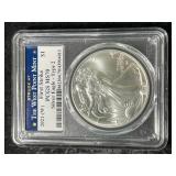2021-W AMERICAN SILVER EAGLE PCGS MS70 2021-W AMERICAN SILVER EAGLE PCGS MS70