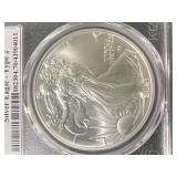 2021-W AMERICAN SILVER EAGLE PCGS MS70 2021-W AMERICAN SILVER EAGLE PCGS MS70
