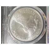 2021-W AMERICAN SILVER EAGLE PCGS MS70 2021-W AMERICAN SILVER EAGLE PCGS MS70