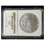2007 AMERICAN SILVER EAGLE NGC MS69 2007 AMERICAN SILVER EAGLE NGC MS69