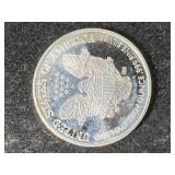 HALF TROY OZ .999 FINE SILVER AMERICAN EAGLE ROUND HALF TROY OZ .999 FINE SILVER AMERICAN EAGLE ROUND