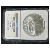 2008 AMERICAN SILVER EAGLE NGC MS69 2008 AMERICAN SILVER EAGLE NGC MS69