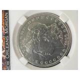1890-O US MORGAN SILVER DOLLAR SLABBED 1890-O US MORGAN SILVER DOLLAR SLABBED
