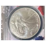 2023 AMERICAN SILVER EAGLE ANACS MS70 2023 AMERICAN SILVER EAGLE ANACS MS70