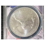 2023 AMERICAN SILVER EAGLE ANACS MS70 2023 AMERICAN SILVER EAGLE ANACS MS70