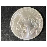 1 TROY OZ .999 FINE SILVER STYMPHALIAN BIRDS ROUND 1 TROY OZ .999 FINE SILVER STYMPHALIAN BIRDS ROUND