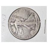 1943 US WALKING LIBERTY HALF DOLLAR 1943 US WALKING LIBERTY HALF DOLLAR