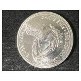 1985 ENGELHARD PROSPECTOR 1 TROY OZ .999 FINE SILVER 1985 ENGELHARD PROSPECTOR 1 TROY OZ .999 FINE SILVER