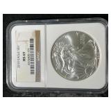 2010 AMERICAN SILVER EAGLE NGC MS69 2010 AMERICAN SILVER EAGLE NGC MS69