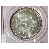 1987 AMERICAN SILVER EAGLE IN CASE 1987 AMERICAN SILVER EAGLE IN CASE