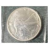1991 AMERICAN SILVER EAGLE IN CASE 1991 AMERICAN SILVER EAGLE IN CASE