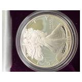 1986 PROOF AMERICAN SILVER EAGLE IN ORIGINAL MINT BOX 1986 PROOF AMERICAN SILVER EAGLE IN ORIGINAL MINT BOX