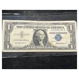 1957 US BLUE SEAL $1 SILVER CERTIFICATE 1957 US BLUE SEAL $1 SILVER CERTIFICATE