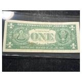 1957 US BLUE SEAL $1 SILVER CERTIFICATE 1957 US BLUE SEAL $1 SILVER CERTIFICATE