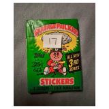 UNOPENED Garbage Pail Kids 3rd Series Pack