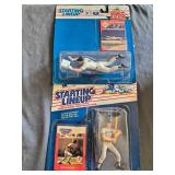 Chuck Knoblauch & Don Mattingly Figures - Lot of 2