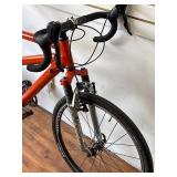 Custom Orange Tandem Bicycle With Shimano Sora & Marzocchi Bomber Fork