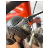 Custom Orange Tandem Bicycle With Shimano Sora & Marzocchi Bomber Fork